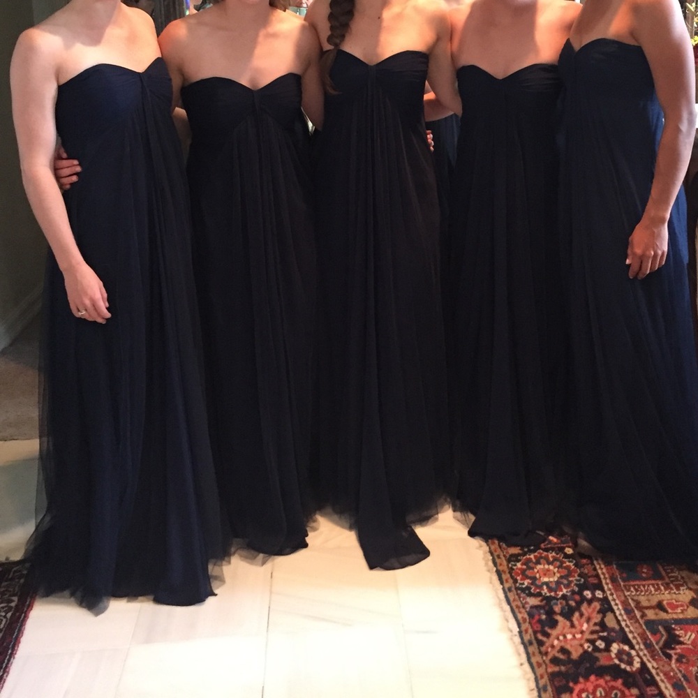 Monique Lhuillier Navy Gown